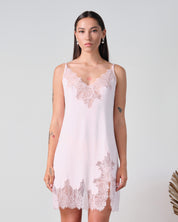Bamboo Chemise spaghetti strap 03329 pink