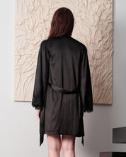 Silk Robe 04101SL black
