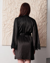 Silk Robe 04101SL black
