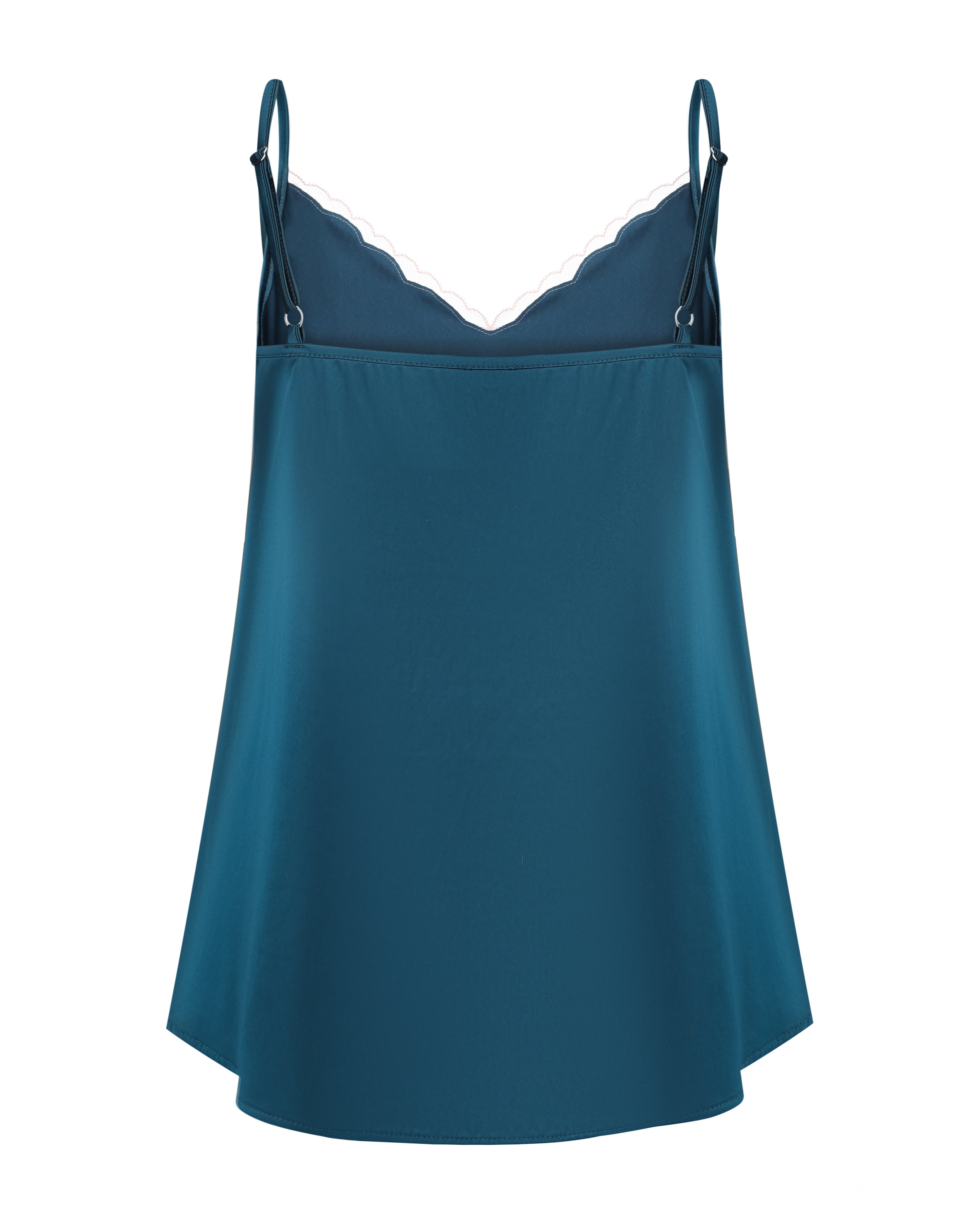 Satin camisole Pajama S03420 emerald