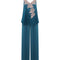 Satin camisole Pajama S03420 emerald