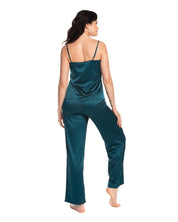 Satin camisole Pajama S03185 green