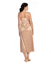 Satin Nightgown spaghetti strap S03187 beige