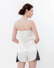Satin cami shorts Set S03191 pink