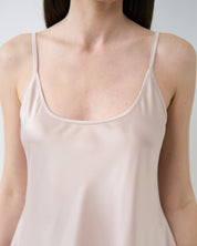 Satin Chemise spaghetti strap S03198 blush