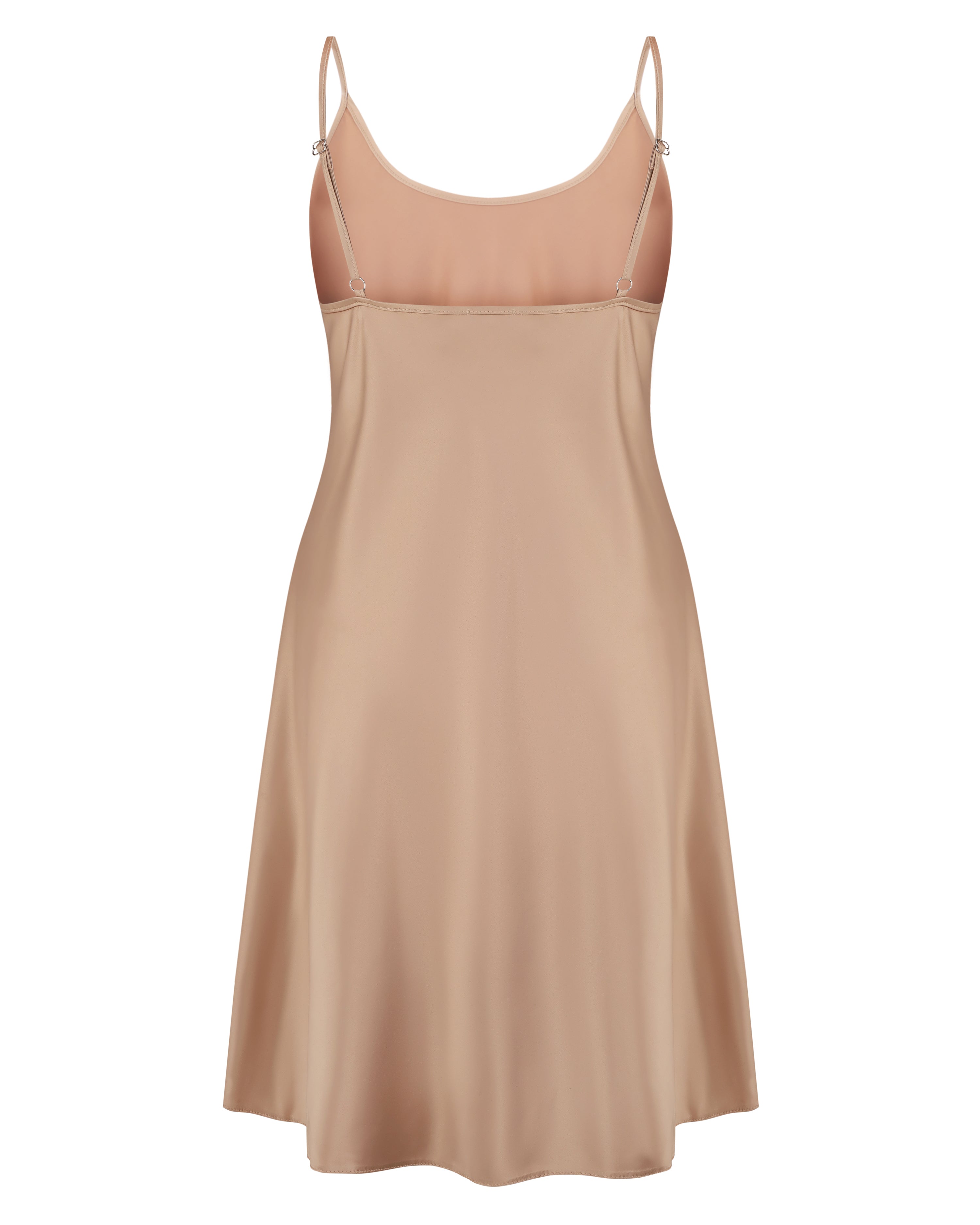 Satin Chemise spaghetti strap S03198 gold