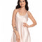 Satin Chemise spaghetti strap S03198 pink