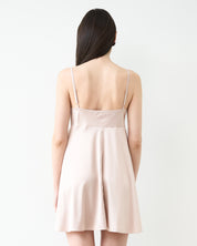 Satin chemise Babydoll S03199 blush