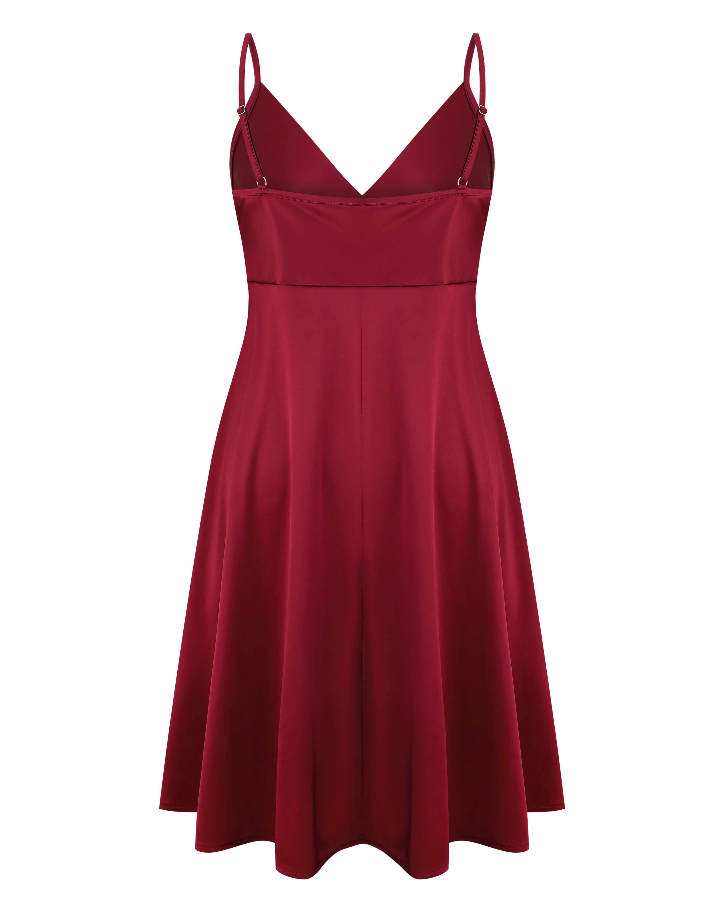Satin chemise Babydoll S03199 burgundy