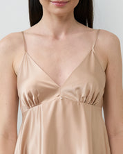 Satin chemise Babydoll S03199 gold
