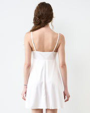 Satin chemise Babydoll S03199 white