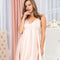 Satin chemise Babydoll S03199 pink