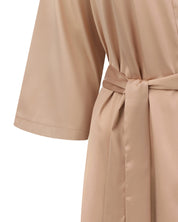Satin 3/4 sleeve Robe S03200 gold