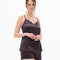 Satin cami shorts Set S03400 grey