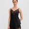 Satin cami shorts Set S03405 black