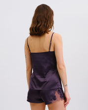 Satin cami shorts Set S03405 grey