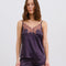 Satin cami shorts Set S03405 grey