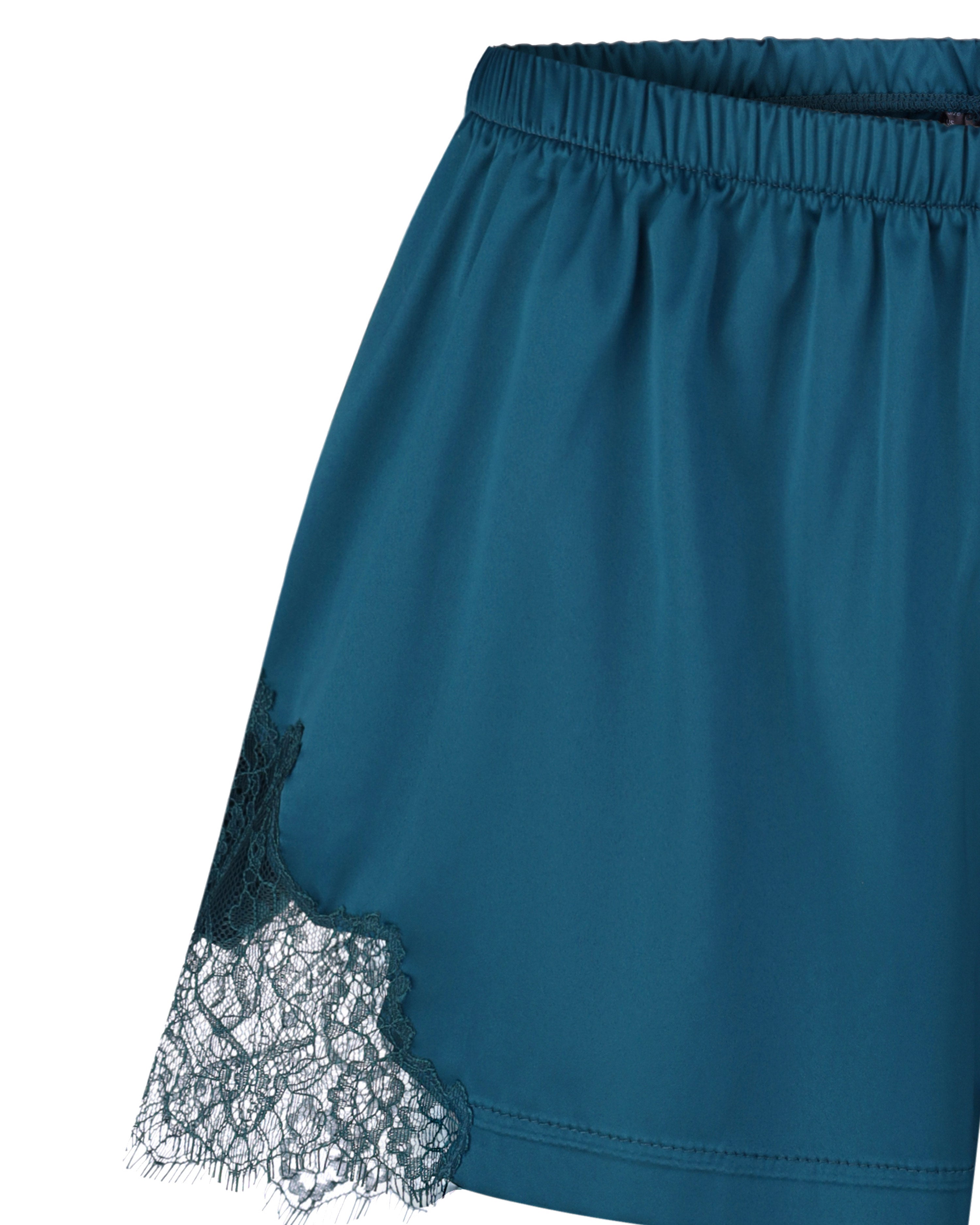 Satin cami shorts Set S03405 emerald