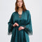 Satin Robe S03406 emerald