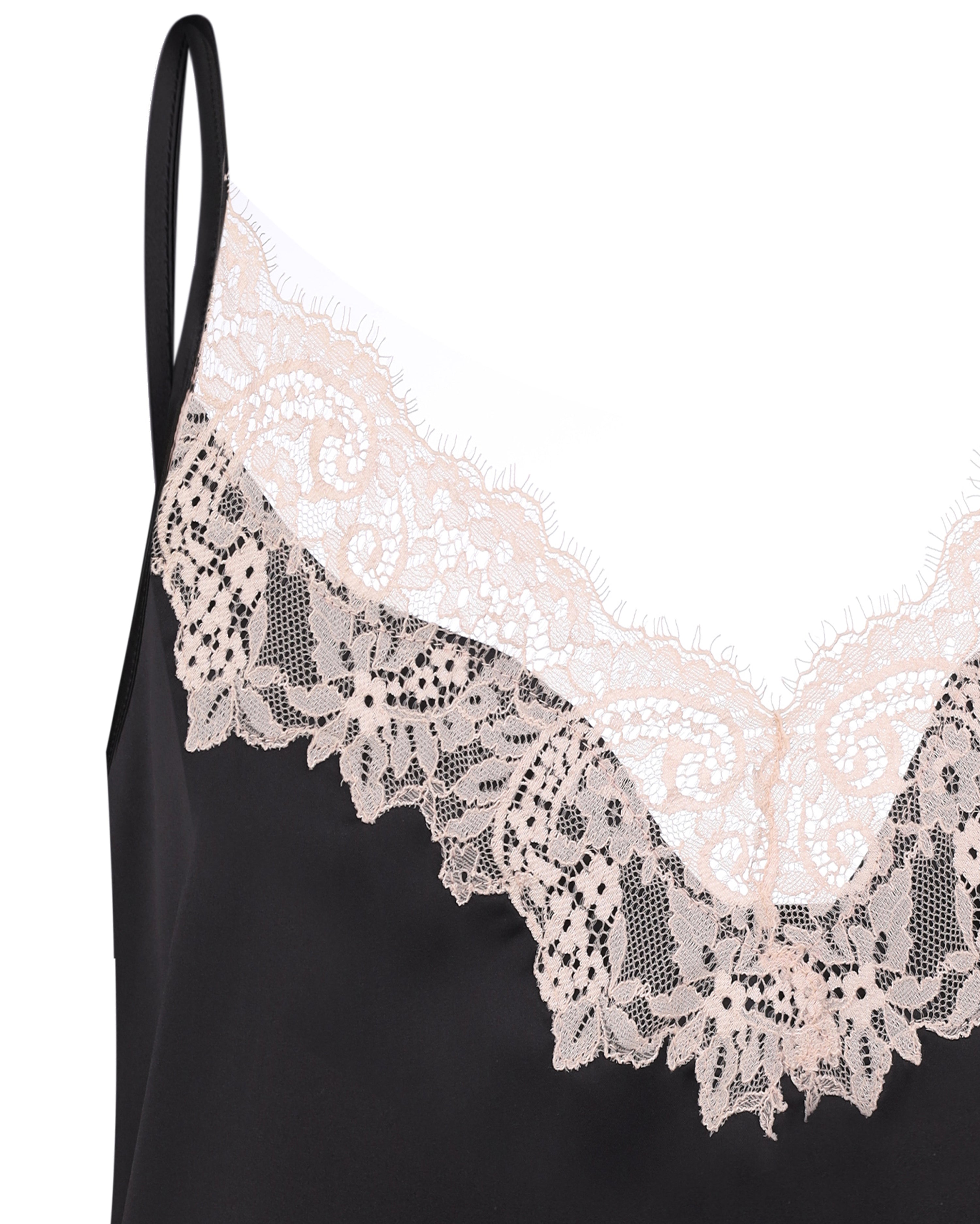 Satin cami shorts Set S03412 black