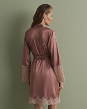 Satin Robe S03417 wood rose