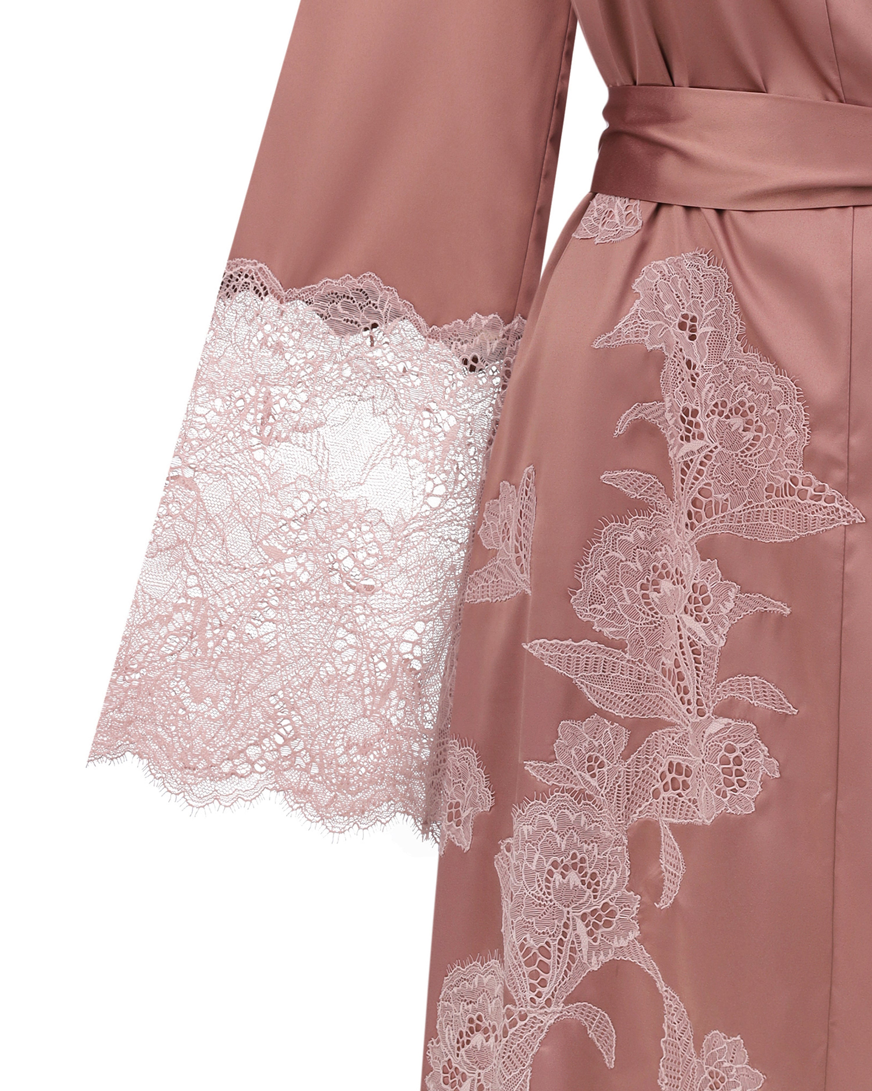 Satin Robe S03417 wood rose