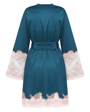 Satin Robe S03417 emerald