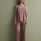 Satin camisole Pajama S03420 wood rose
