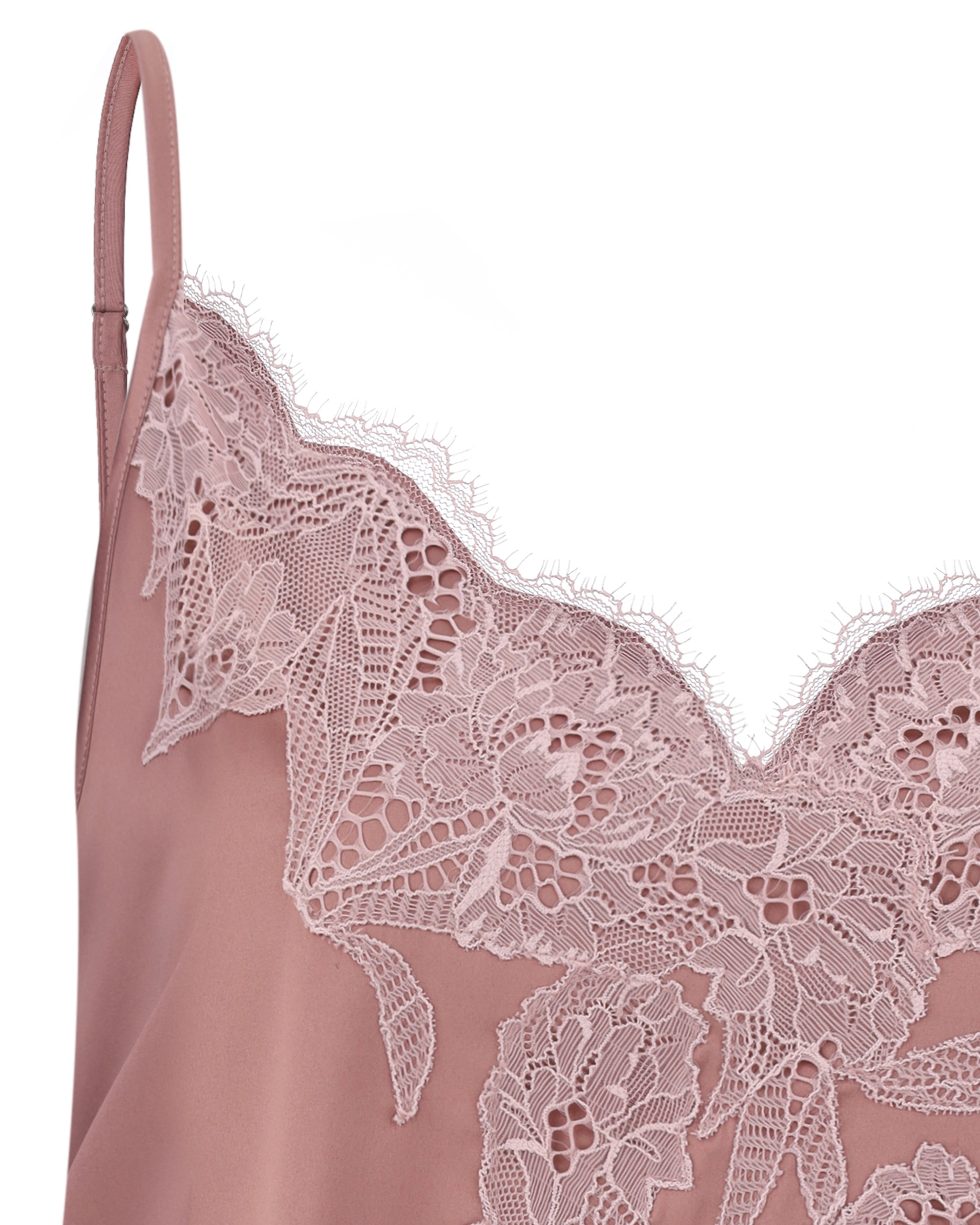 Satin camisole Pajama S03420 wood rose